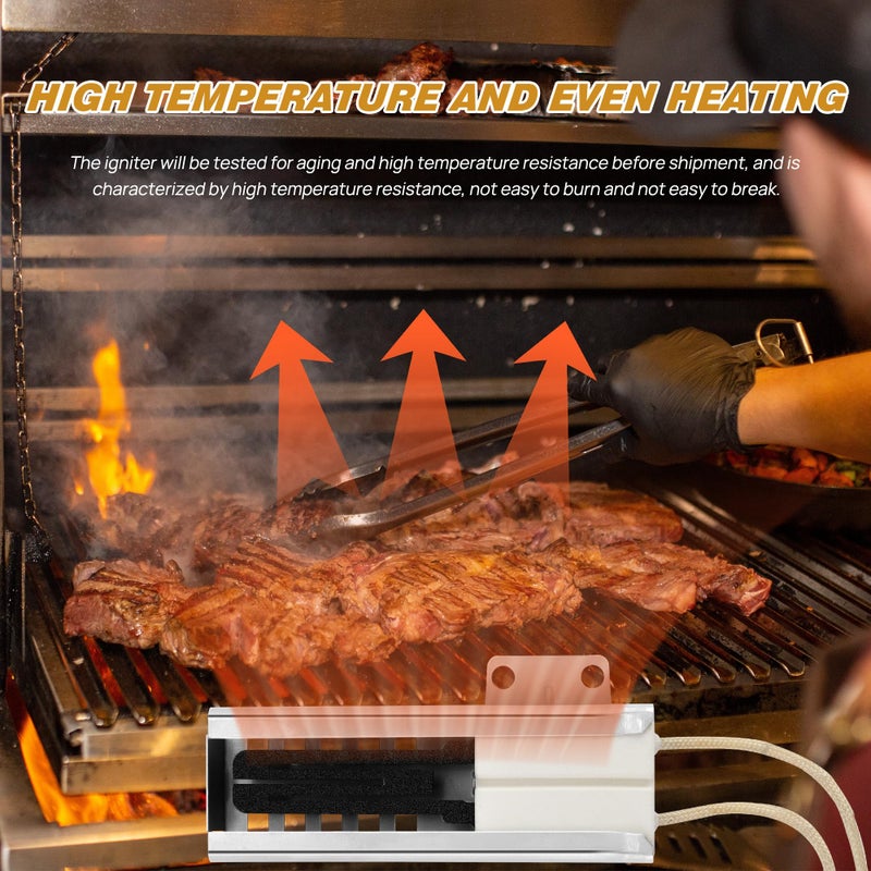 NISHCON Oven Igniter Replacement for Whirl-pool A-mana E-state Ro-per May-tag M.agic-Chef I-kea (SF1/2/3  TGP  VSF  WFG  YSF  AGG  AGR  FGP) Gas Range W10918546 98005652 3186491 W10140611 - Image 3